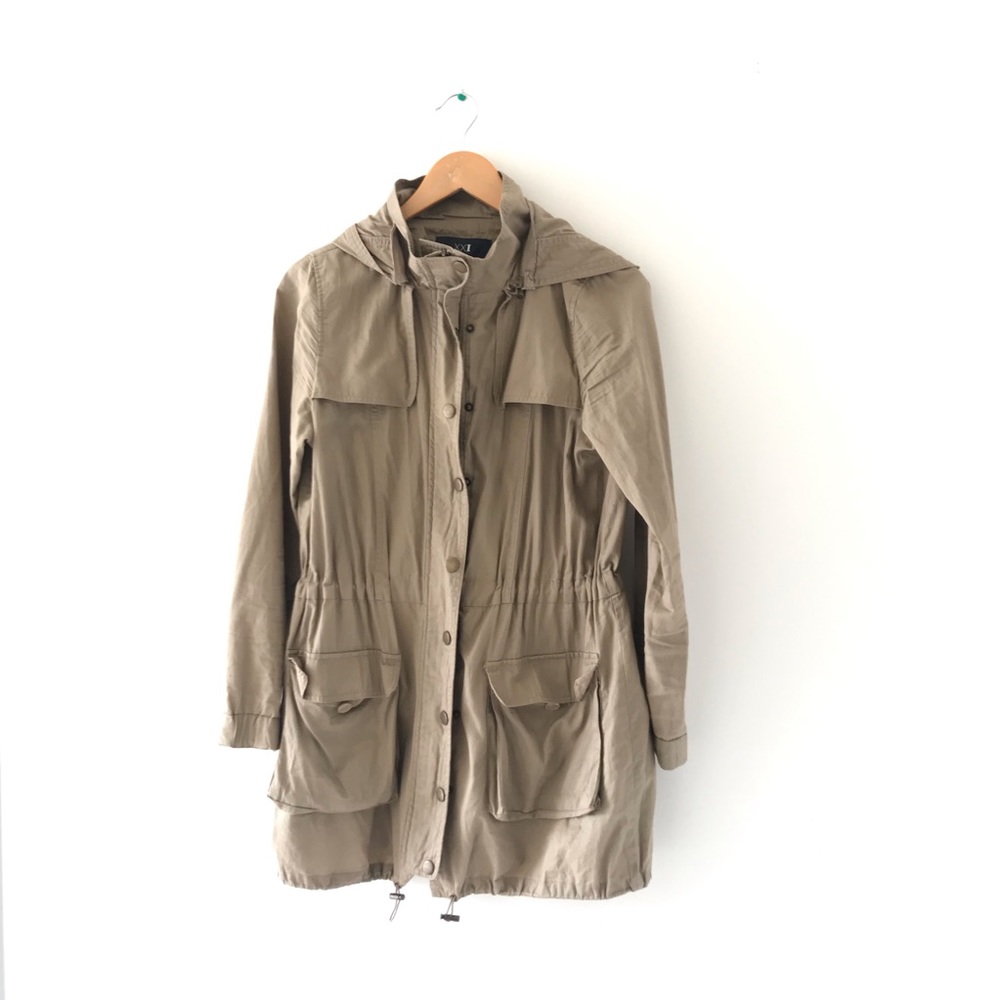 F21 Lightweight Trench Coat